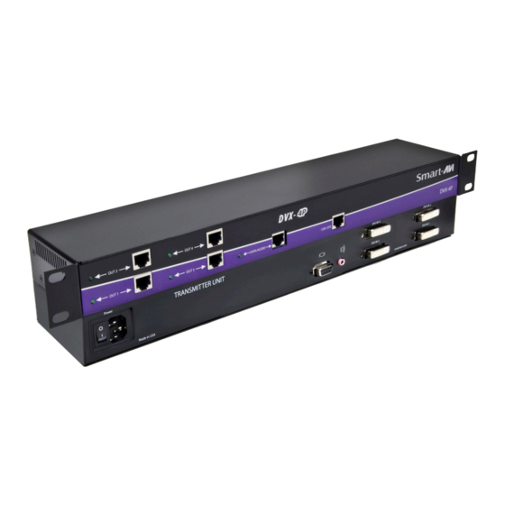 SMART-AVI DVX-4P Quick Start Manual