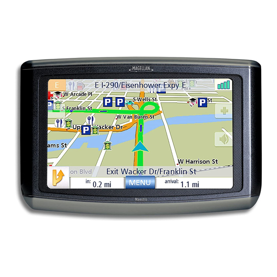Magellan Maestro 4040 User Manual