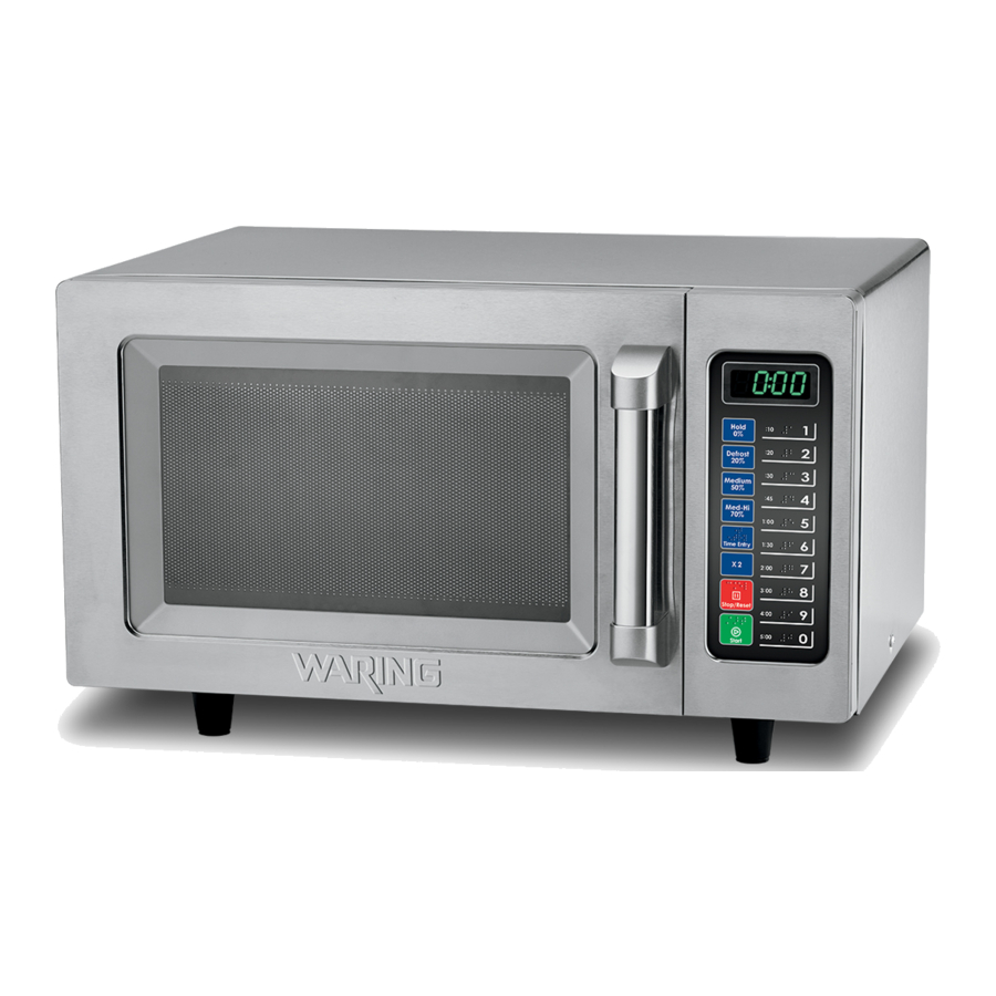 WARING COMMERRCIAL WMO90 - Microwave Oven Manual
