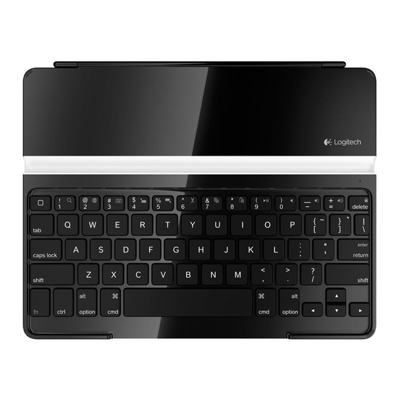 Logitech Ultrathin Keyboard Cover Getting Started