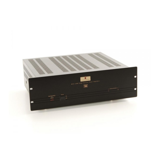 Parasound HCA-1200II Owner's Manual