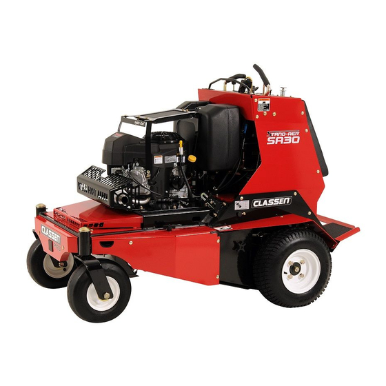 Classen PRO Stand-Aer SA-30 Operator's Manual