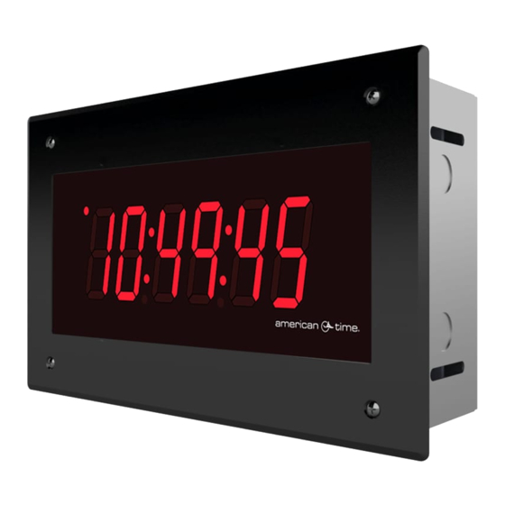 American Time SSIQ Quick Start Installation Manual