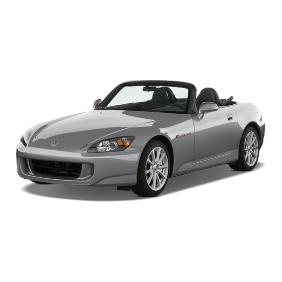 Honda 2008 S2000 Owner's Manual