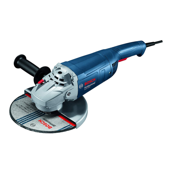 Bosch Professional GWS 2200-180 H Manuals