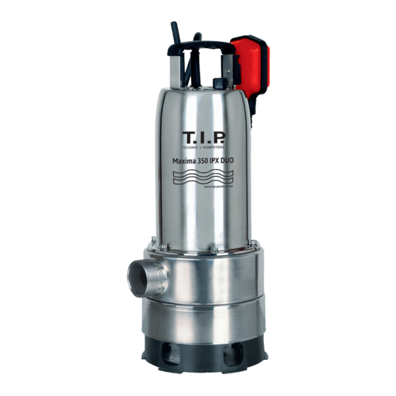 T.I.P. Maxima 350 IPX DUO Manuals