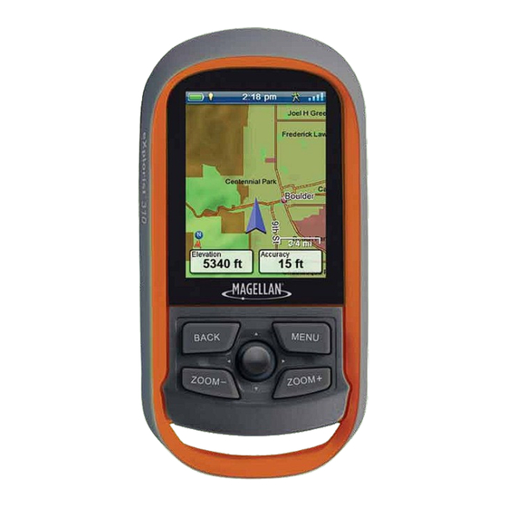 Magellan  EXPLORIST 310 User Manual