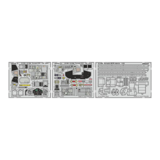Eduard Tornado ECR interior Assembly Instructions
