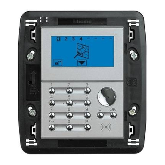 LEGRAND BTicino L4601 Quick Start Manual