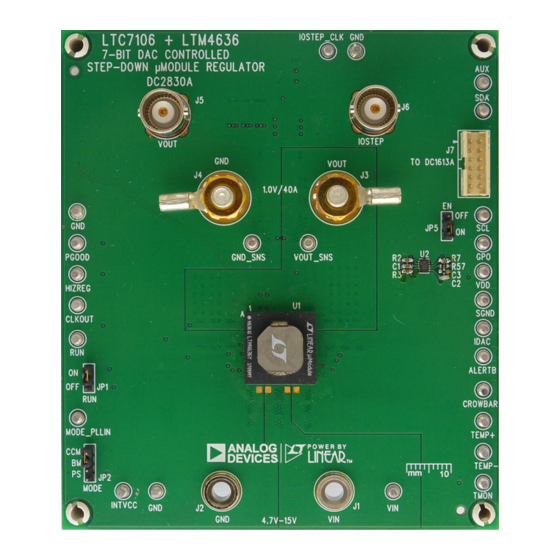 Linear ANALOG DEVICES LTC7106 Demo Manual