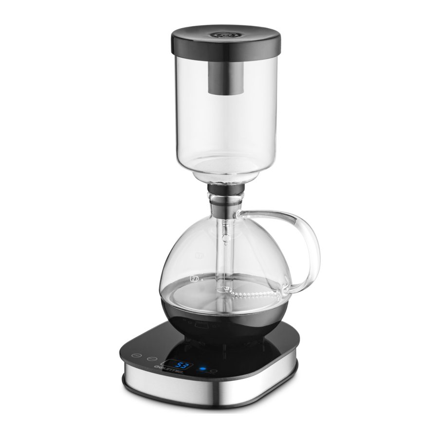 Gourmia GCM3500 - Siphon Coffee Brewer Manual