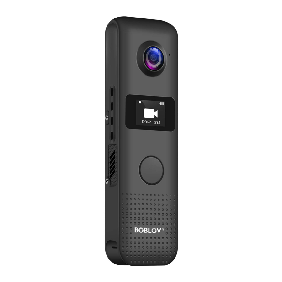 boblov C18, C19 - HD Mini Video Camera Manual