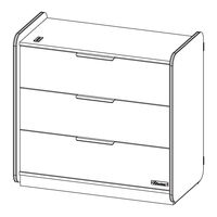 XROCKER Electra 3 Drawer Chest Assembly Instructions Manual