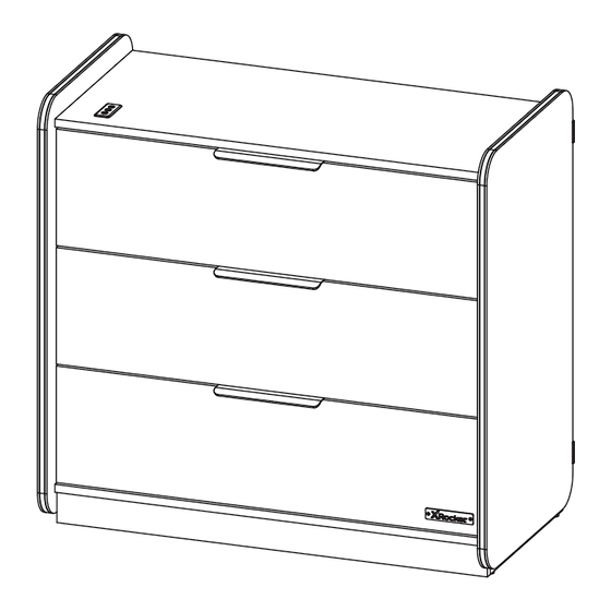 XROCKER Electra 3 Drawer Chest Manuals