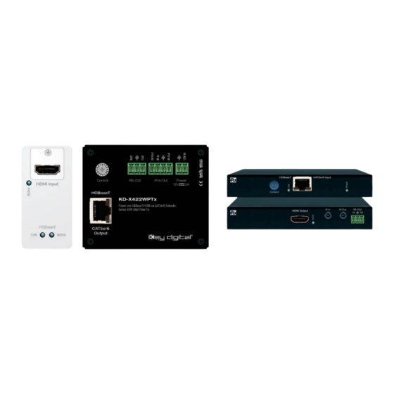 Key Digital KD-X422WP Operating Instructions Manual