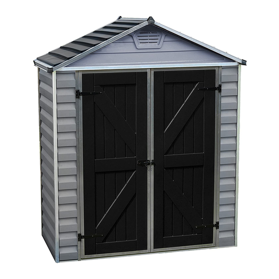 Palram Skylight Shed - 6x3 Assembly Instructions Manual