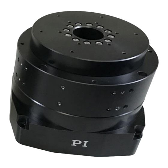 PI A-62 Series User Manual