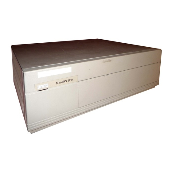 Digital Equipment MicroVAX 3100 Model 85 Installation Information
