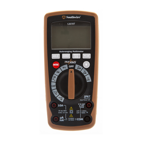 Southwire 11060S Operating Instructions Manual