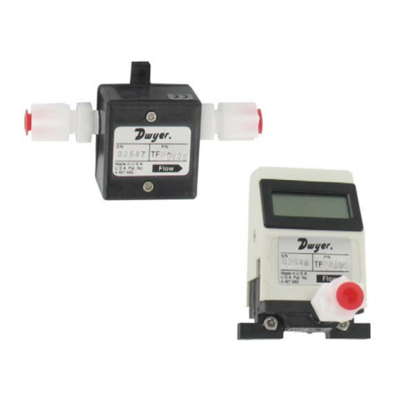 Dwyer Instruments TFP-GI Series Installation Manual Operating Instructions