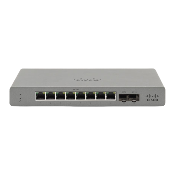 Cisco MERAKI Go Quick Start Manual
