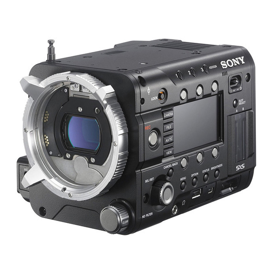 Sony PMW-F55 User Manual