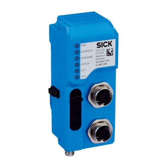 SICK WI180C-EN Operating Instructions Manual