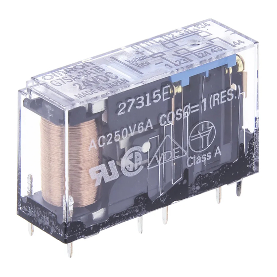 Omron G7SA Datasheet