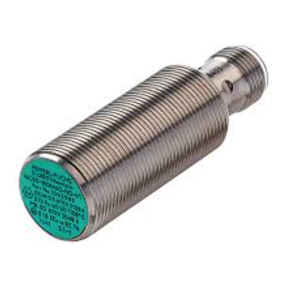 Pepperl+Fuchs NCB8-18GM40-N0 Instruction Manual
