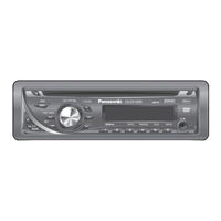 Panasonic CQ-DX100W Operating Instructions Manual