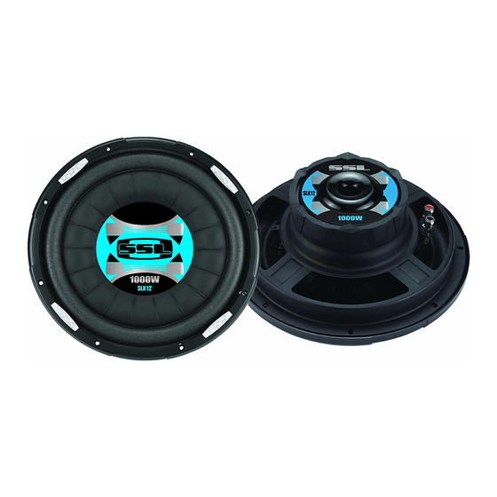 Sound Storm SLK12 User Manual