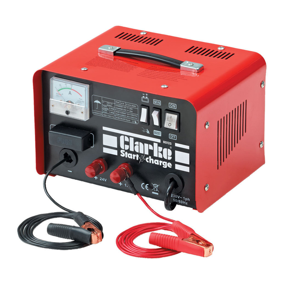 Clarke BC125 Operation & Maintenance Instructions Manual