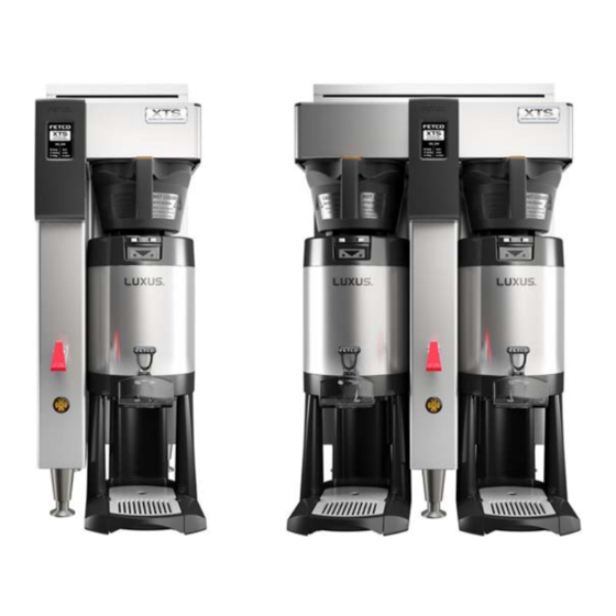 User Manuals: Fetco CBS-2151XTS Coffee Brewer