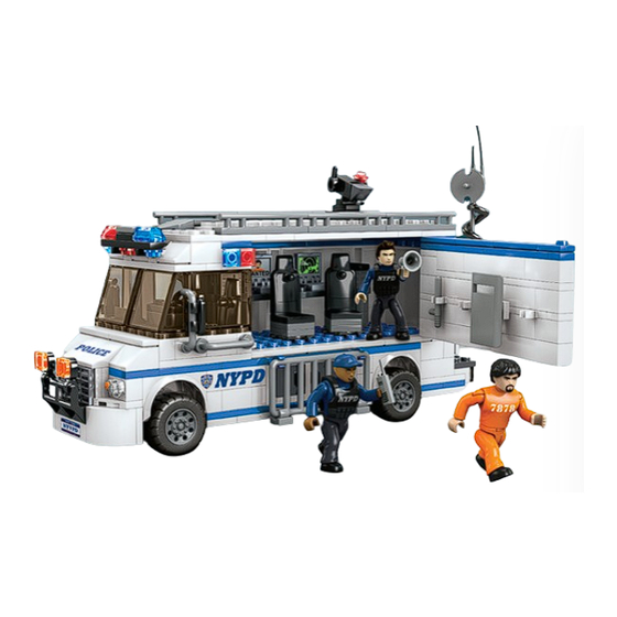 Mega Bloks World Builders NYPD Mobile Command Center Manual