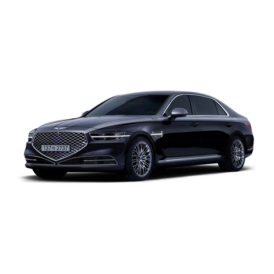 Genesis G90 2021 Getting Started Manual