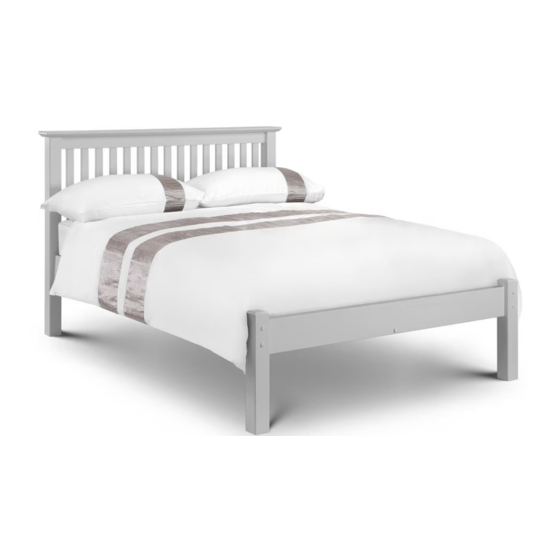Happybeds Barcelona Low Foot End Bed Manuals
