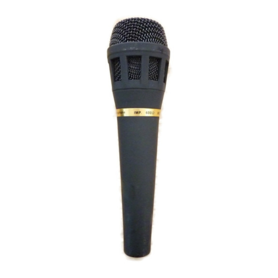 Steren MIC-700 User Manual