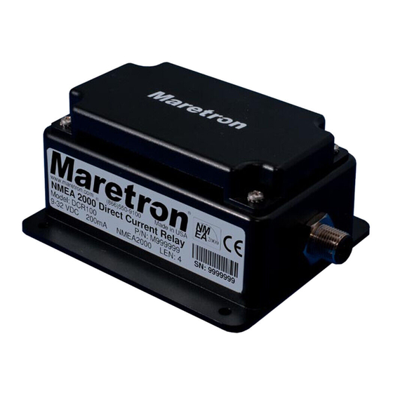 Maretron DCR100 User Manual
