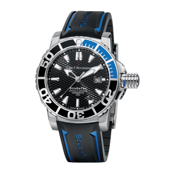 Carl F. Bucherer PATRAVI SCUBATEC Instructions Manual