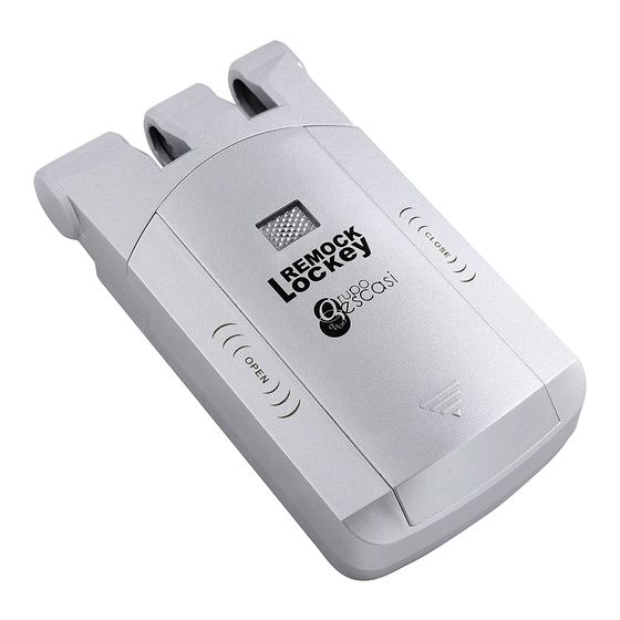 ‎Grupo Gescasi Remock Lockey RL User Manual