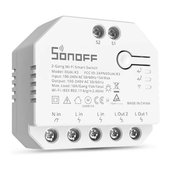 Sonoff DUAL R3 User Manual