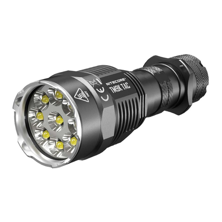 Nitecore TM9K - Flashlight Manual