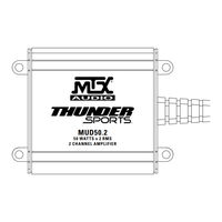 MTX THuNDer SPORTS MUD50.2 Owner's Manual