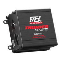 MTX THuNDer SPORTS MUD50.2 Owner's Manual