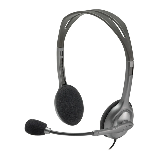 Logitech H110 Setup Manual