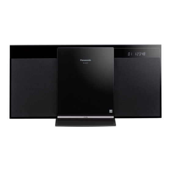Panasonic SC-HC27 Operating Instructions