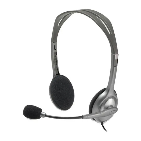 Logitech H110 Getting Started Manual