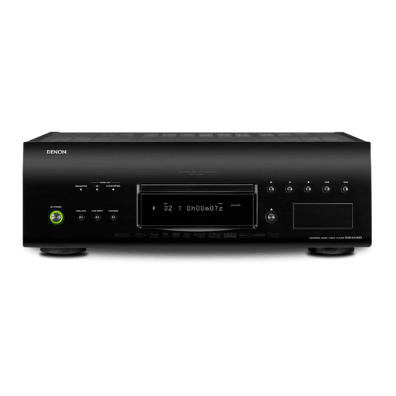 Denon DVD-A1UDCI Owner's Manual