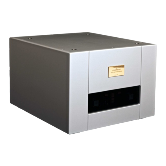 Goldmund TELOS 500 User Manual