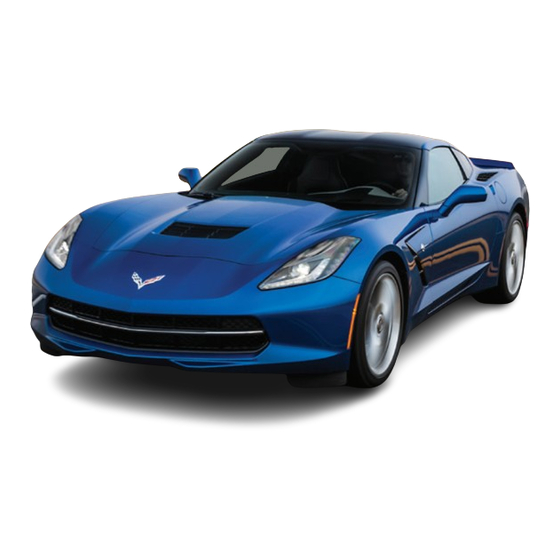 Chevrolet 2016 Corvette Getting To Know Your